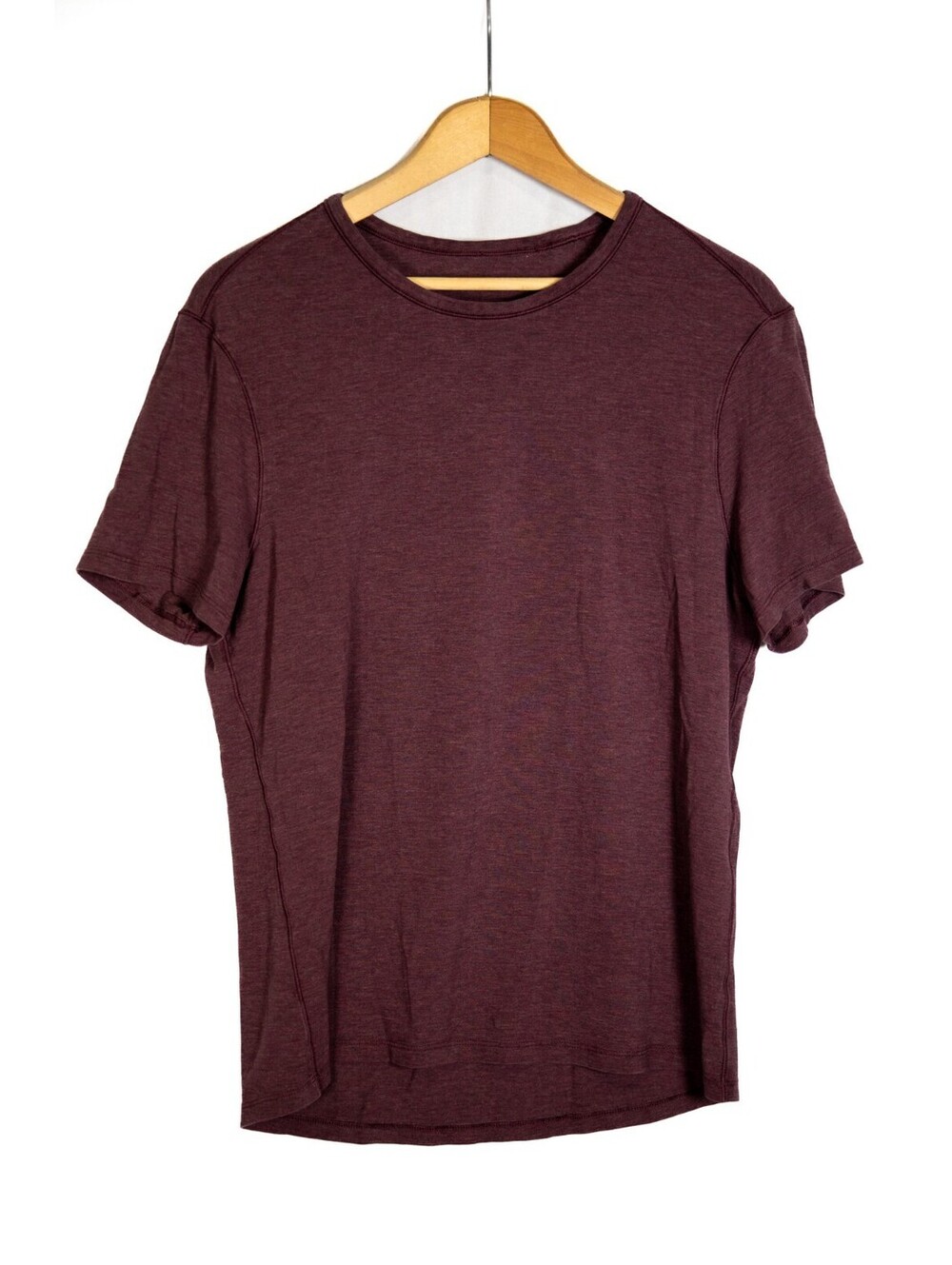Lululemon Exercise Activity Crewneck T-Shirt - Burgundy - Men's M